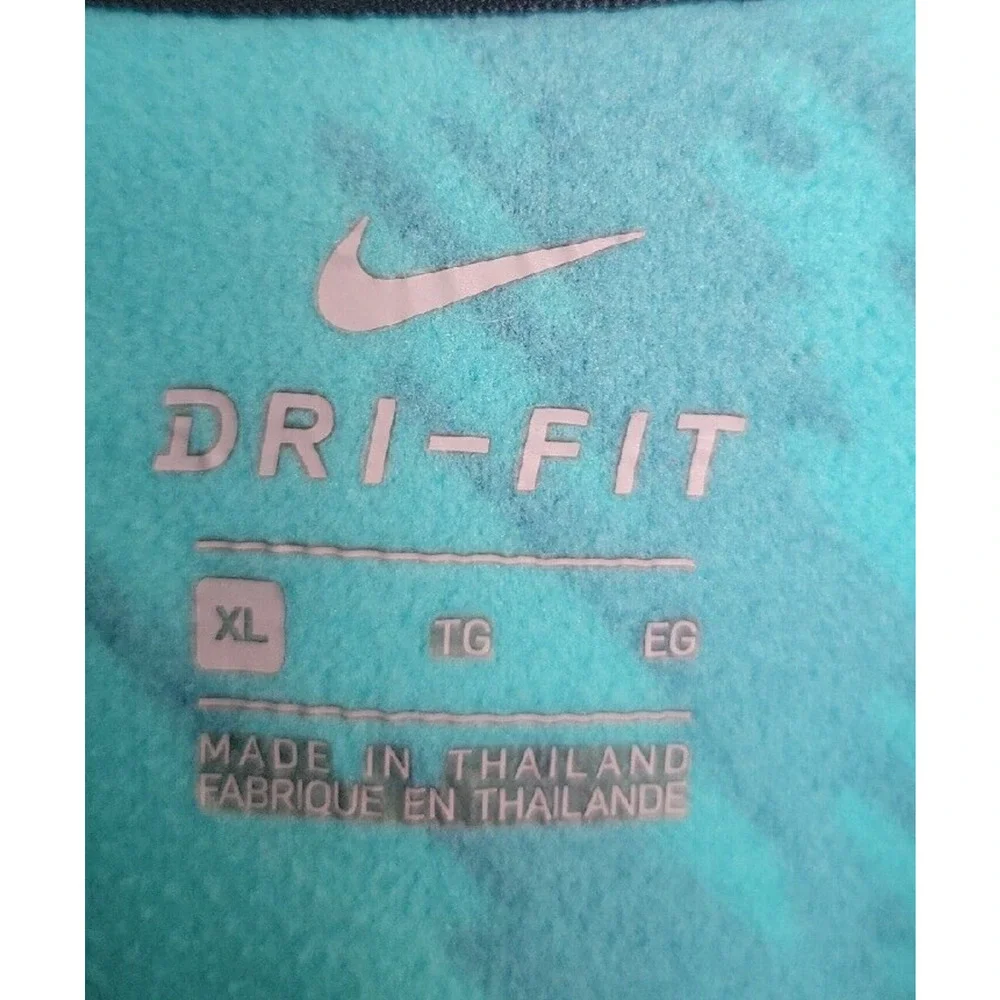 Nike Teal Dri-Fit Camo Performance Pullover Hoodie Sweatshirt Girl's Size‎ XL